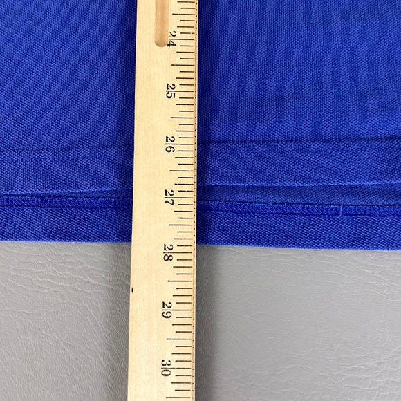 IZOD Polo Shirt Top Men's Size XXL Blue Silk Wash Cotton Short Sleeve Casual - Picture 9 of 11